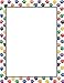 Teacher Created Resources Colorful Paw Prints Computer Paper (4769)