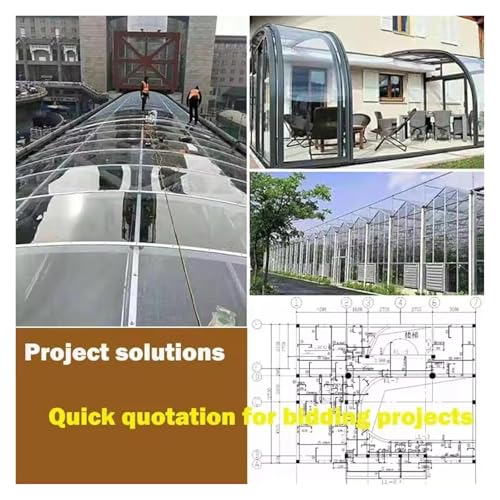 Panneau polycarbonate incassable et imperméable pour couverture extérieure - 5