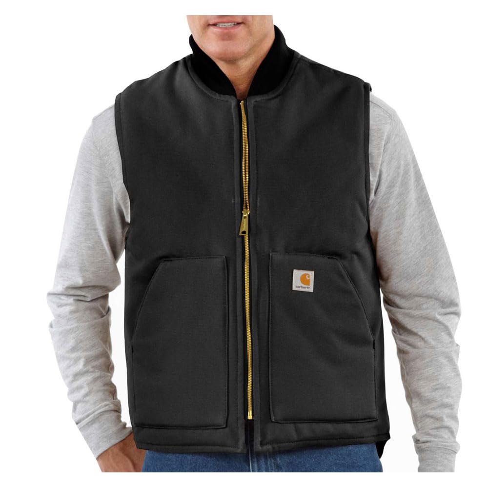 Carhartt V01 INSULATED RIB COLLAR VEST, Gilet, Uomo, black, L
