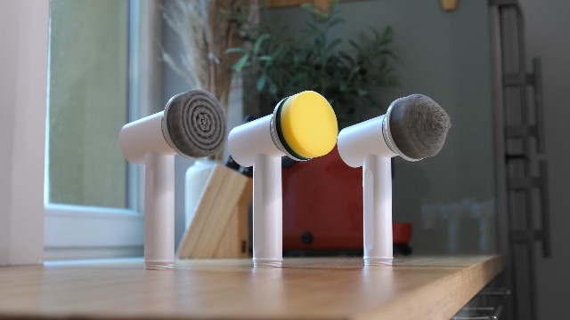 SYNOSHI | Cone Brush Heads (2 Units) for Electric Spin Scrubber The Corners and Hard-to-Reach Places