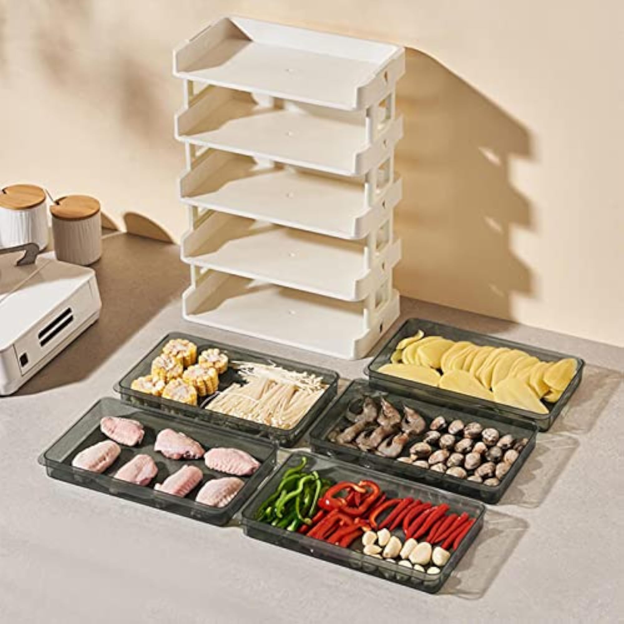 Multilayer Kitchen Storage Rack, Fruit Plate Organizer