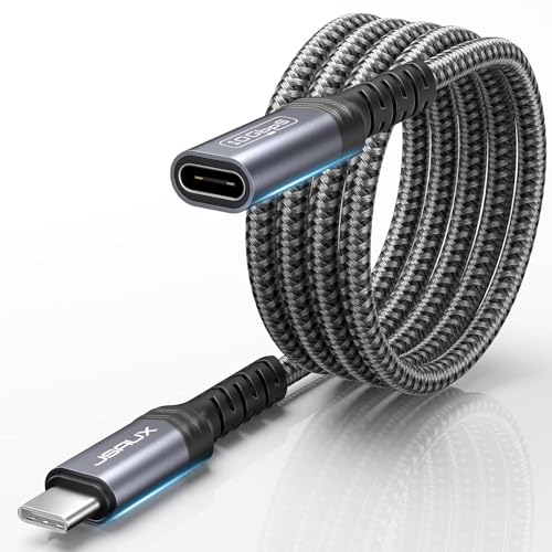 JSAUX USB C Extension Cable 2M/6.6FT, Type C...