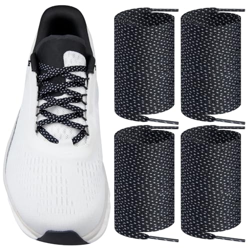 Image of Endoto 2 Pairs Shoe Laces for ON CloudMonster, 7MM Flat Shoelaces Replacement Women Men Sneakers Strings