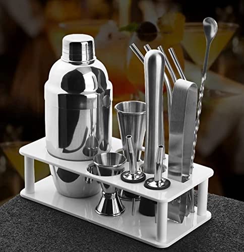 Set de Coctelera y Kit de Bartender con 13 Piezas en Acero miniatura 2