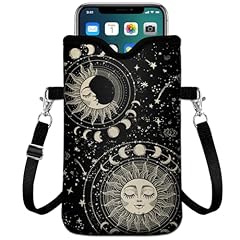 Black Sun Moon-Phone Pouch