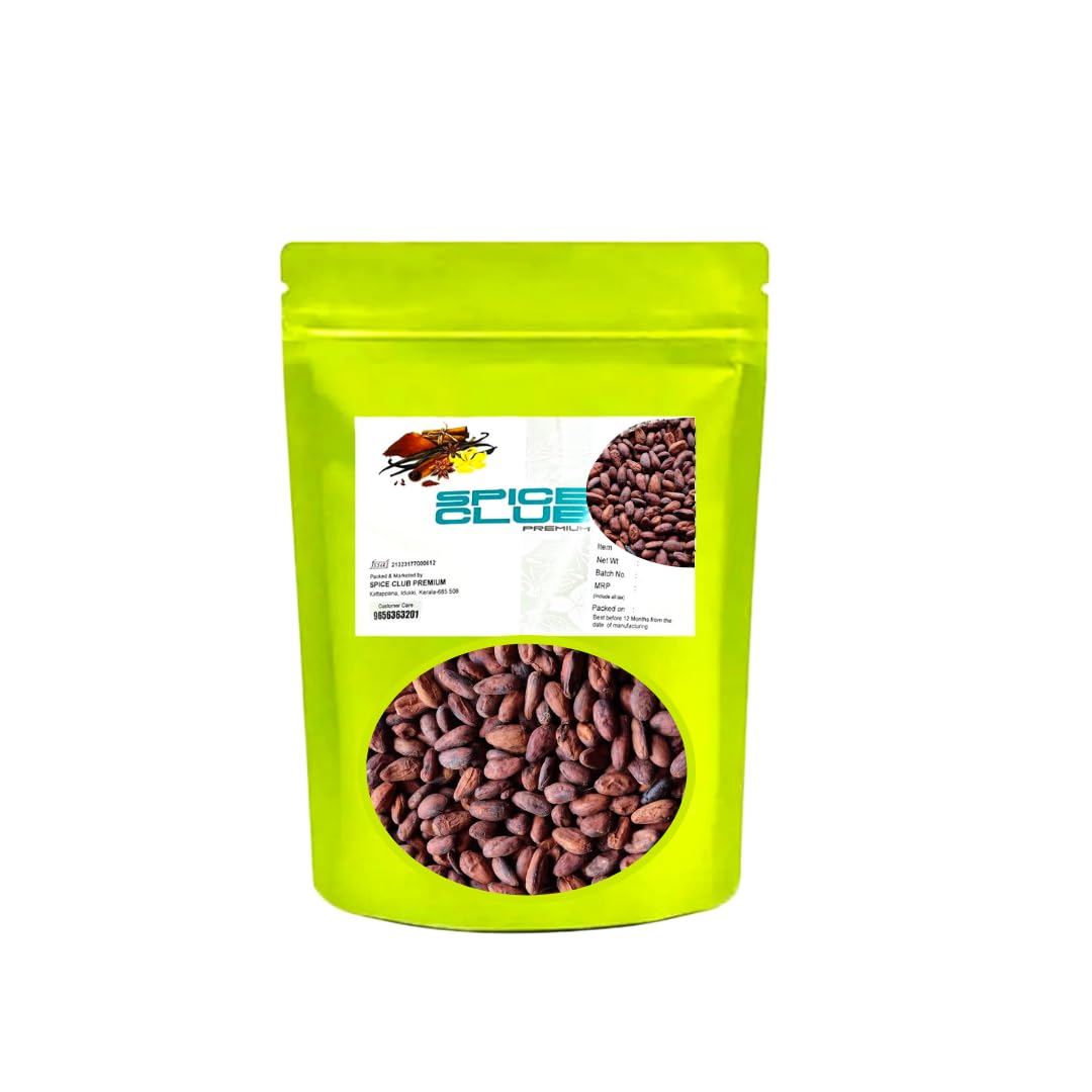 Cocoa Beans, Raw Cacao Seeds for Chocolate Production (250 Grams)