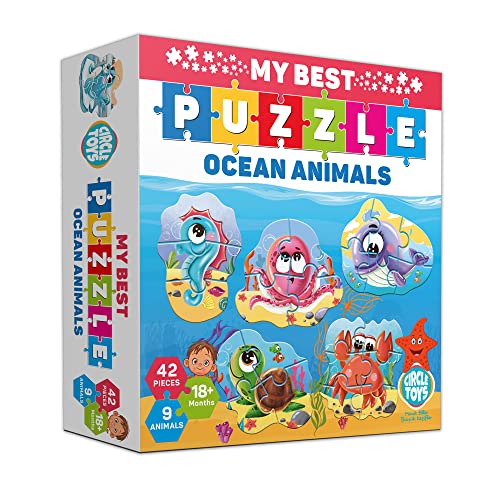 Okyanus hayvanları temalı My Best Puzzle
