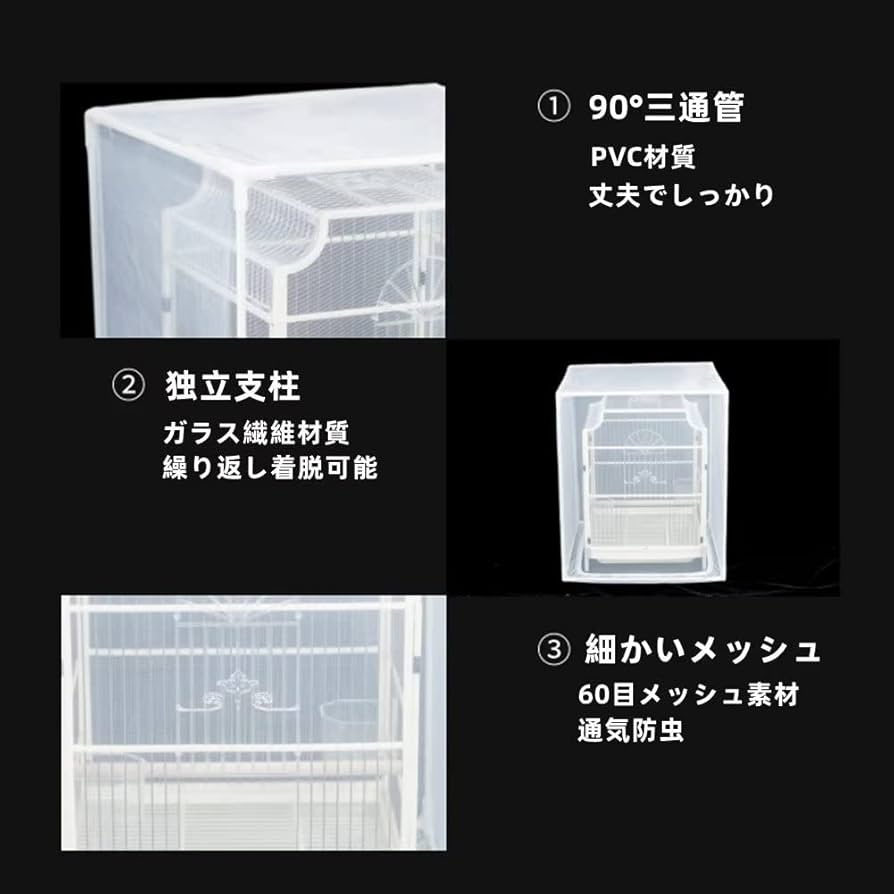 爬虫類ケージ　1204545 床8㎝ 床の深さ防水 キャップ　金網46×26 爬虫類ケージ 1204545 床8㎝ 床の深さ防水 キャップ 金網46×26