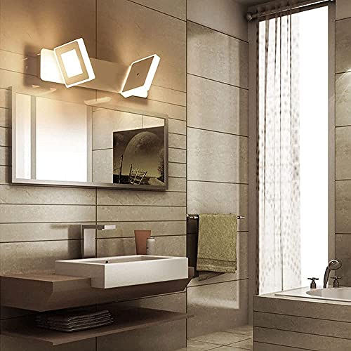 Lampe de miroir réglable avec faisceau orientable pour la vanité