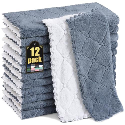 Mordimy 12 Pack Kitchen Cloths Dish Towels (10