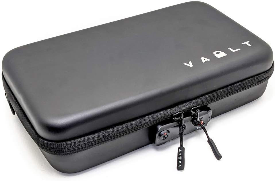 Vault Case Secure Matte LOCKING Knife Accessory Display Case, 6 Removable Panels, TSA Lock, Travel Small Folding Knife Case, Pocket Knife, Outdoor, EDC, Everyday Carry, Collectibles, Smooth Finish