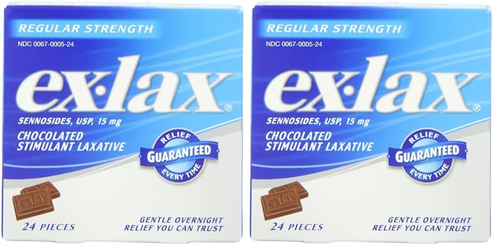 Amazon.com: Ex-Lax Regular Strength Chocolated Stimulant Laxative