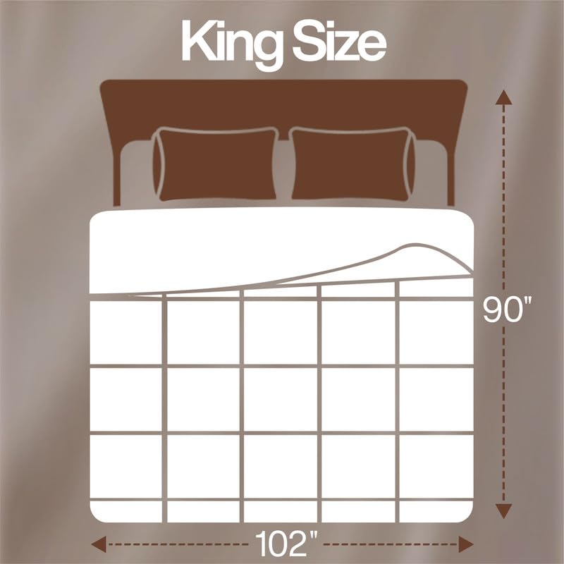 Image of Utopia Bedding King Comforter Duvet Insert, Quilted White Comforter with Corner Tabs, Box Stitched Down Alternative Comforters King Size 90 x 102 inches