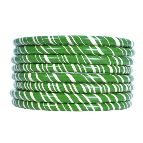Image of Lac Bangle Set For Women and Girls | Jaipuri Lakh Lehariya Chudi Set | Rajasthani Traditional Chuda |Set of 8
