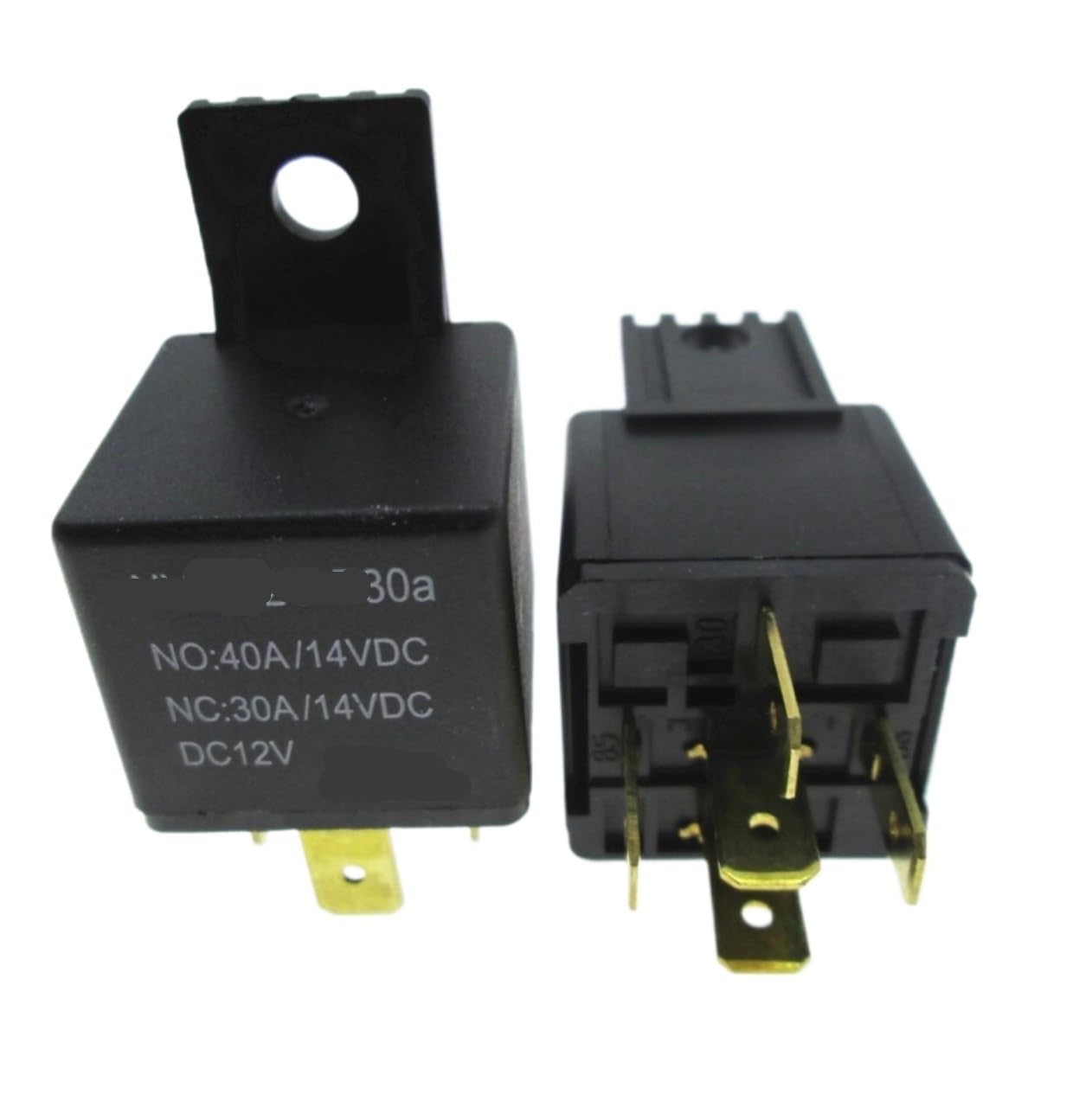 Wysokowydajny przekaźnik samochodowy 12 V NVF4-2C-Z30a-DC12V NVF4-2C-Z30a-12VDC NVF4-2C-Z30a NVF42CZ30a DC12V 12V DC 12VDC 40A 30A 5PIN(1 szt.)