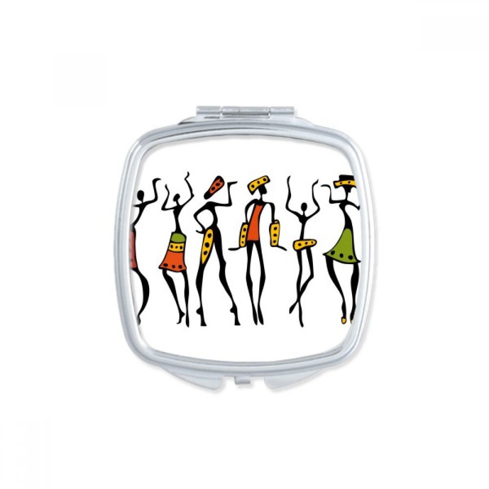 Miroir compact de maquillage portable pour vos retouches en voyage et bureau
