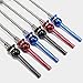 lazyfun Locking Skewer Wheel Quick Release Skewers Set Cycling Wheels Locking（Black/Red/Blue