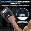 TIPRE 396lbs/180kg Grip Strength Tester, Hand grip Dynamometer, Digital Grip Strength Tester with LCD Display, Adjustable Hand Grip Training Gauge, Hand Exercisers for Sports Home School Use - Black #3