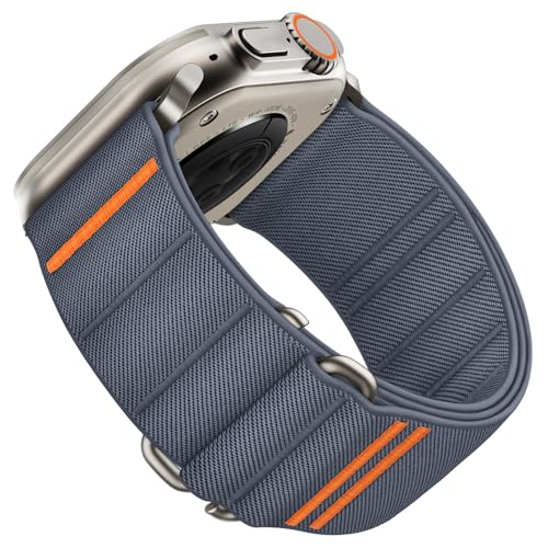 Suitisbest Sport Bands Compatible with Apple Watch Ultra Band 49mm 46mm 45mm 44mm 42mm Men, Stretchy Nylon Sport Loop Strap with S-Hook for iWatch Series 11 10 9 8 7 6 5 4 3 2 1, SE 3 2 1, Ultra 3 2 1