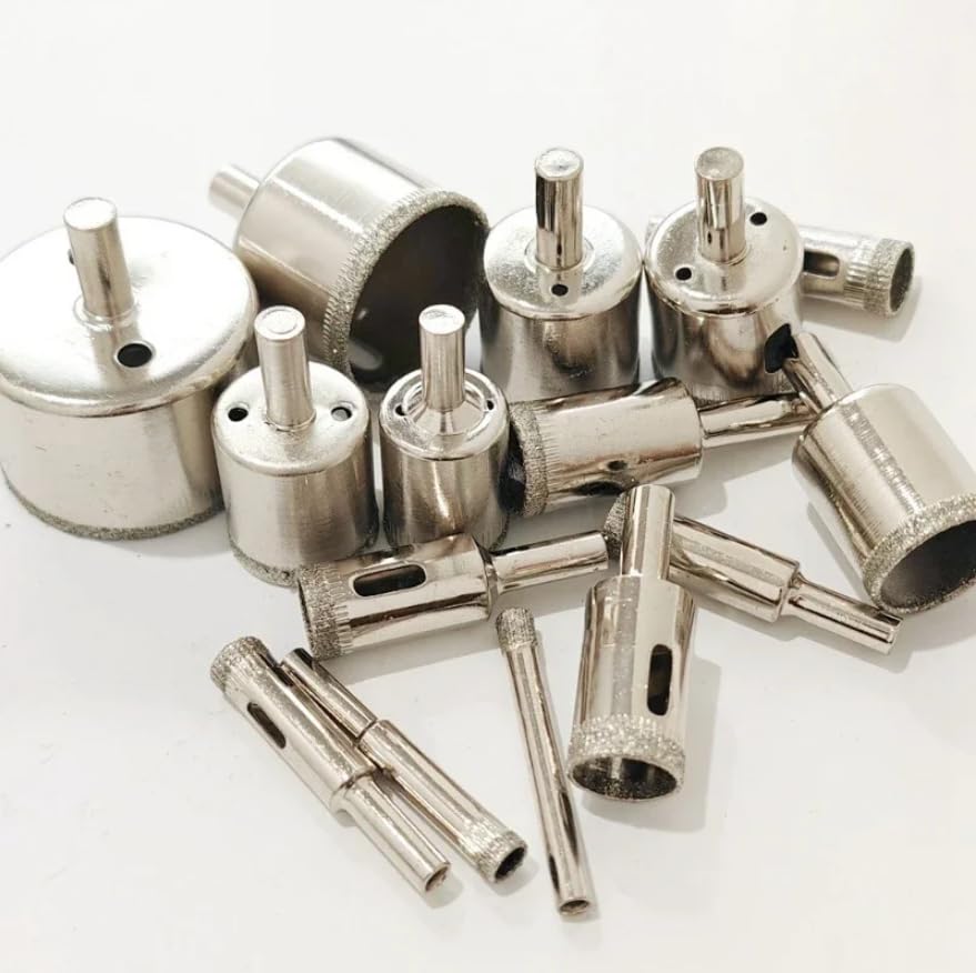 Set de brocas diamantadas 6-50 mm 15 piezas miniatura 5