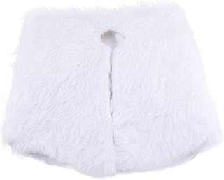 75cm White Plush Christmas Tree Skirt Base Floor Mat Cover Rug XMAS Party Home Decor Ornament