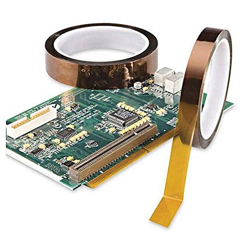 Image of 2 Rolls10 mm X 33 m Heat Resistant Tape Heat Transfer Tape Sublimation Tape Polyimide Tape Thermal Tape