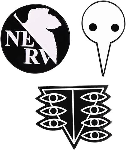 Miniatura 6 de Broches de aleación de zinc esmaltados de alta calidad, 7 uds. Pin Neon Genesis Evangelion EVA 01 02 para mochilas, camisas, sudaderas, jeans,