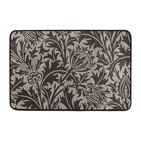 JSTEL William Morris Prints Lavable Felpudo Cover
