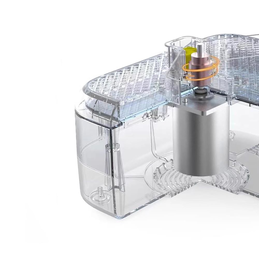 LeTkingok 110V Diamond Grinding Machine, Small Multifunctional Glass Ceramic Grinding Table 270x220MM DIY Hobby Grinder with Baffle (Blue)