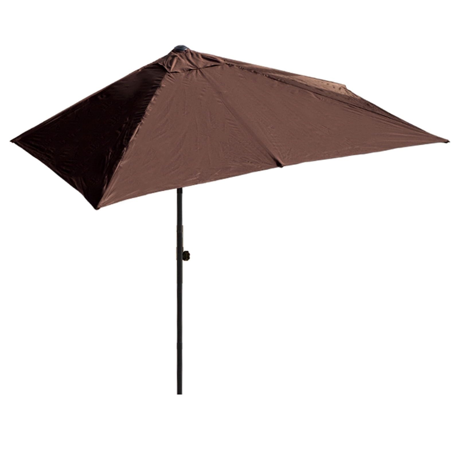 brown rectangular patio umbrella Adjustable Height Umbrella, UV Protection, Waterproof, Portable Balcony Half (Color : Brown, Size : 200cm/6.5ft) : Patio, Lawn & Garden best flashlight The New Kali Protective Color:Carbon Cano MC-1 Actual product color may