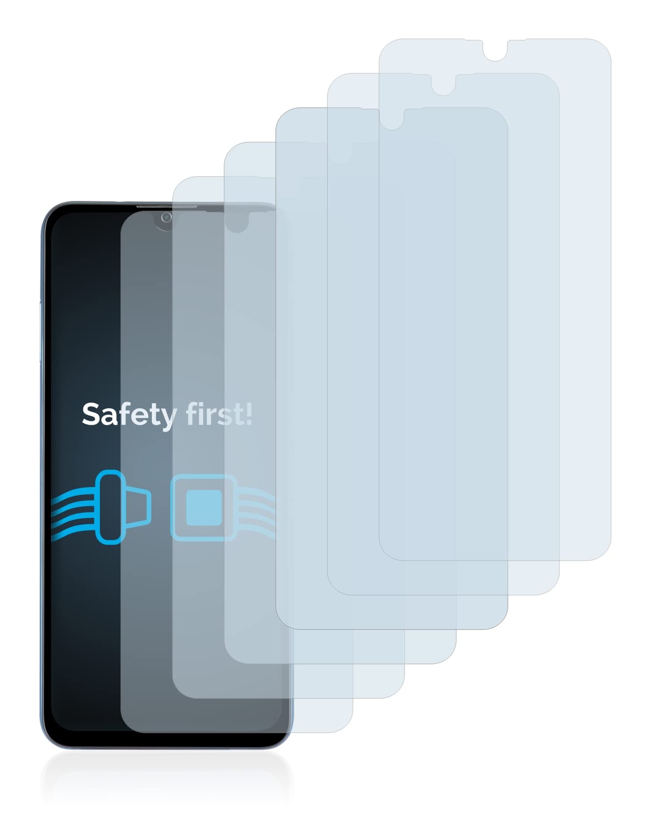 6 Pellicole Protettive Trasparenti Per ZTE Blade A71 | Savvies SU75 | Anti-graffio, Applicazione Senza Bolle - 3