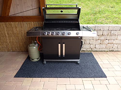 Tapis de protection pour barbecue XL 100 x 200 cm robuste
