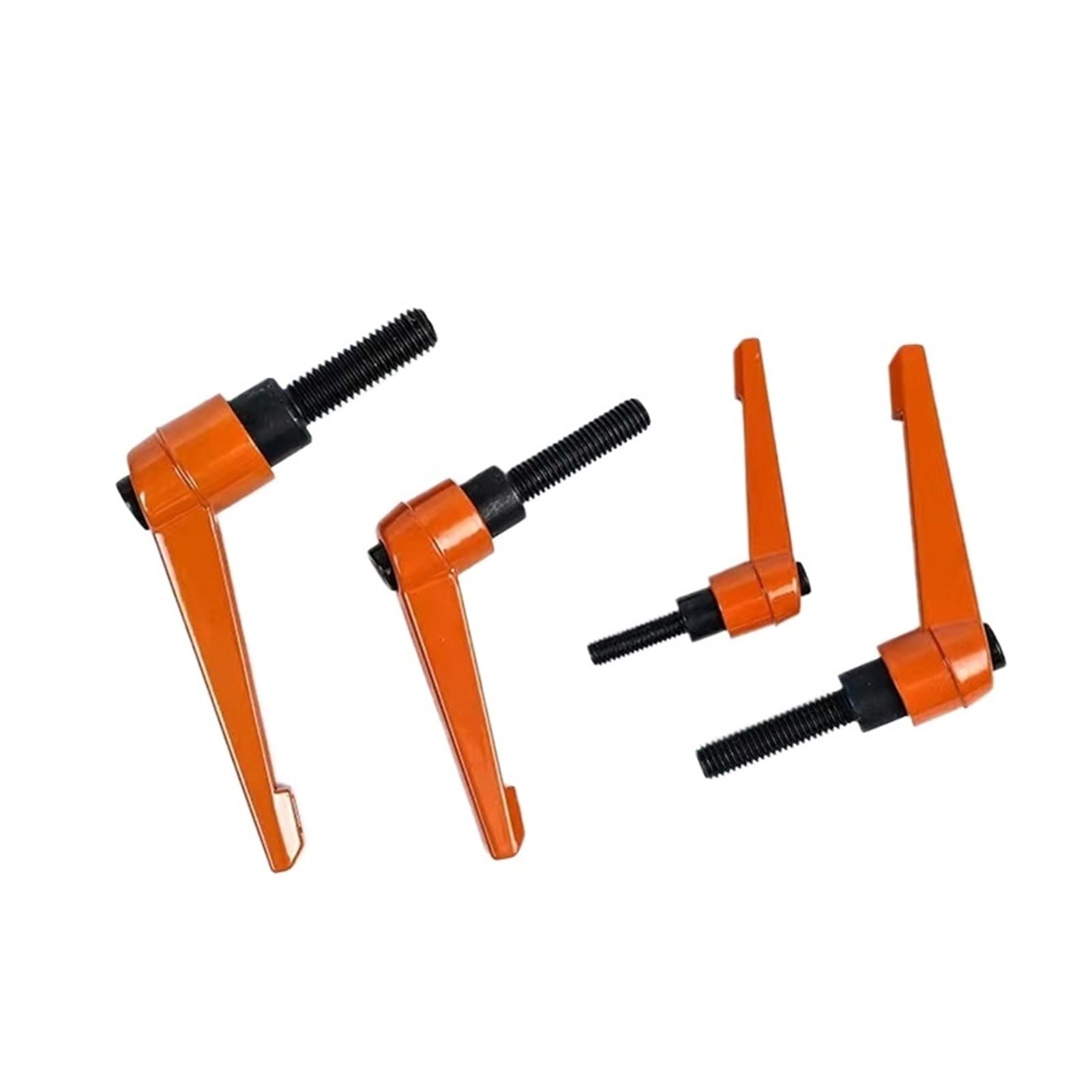 ZUVNIK Adjustable Clamping Lever Handles 1pcs M4 M5 M6 M8 M10 M12 Clamping Lever Machinery Adjustable Handle Clamping Handle Screws Locking External Male Thread Knob(Orange Male Thread,M5X40)