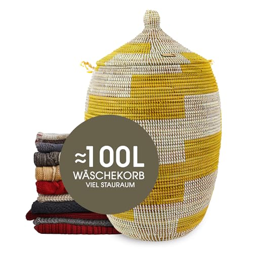 Yaadu XXL Wäschekorb Modell Kama 100L