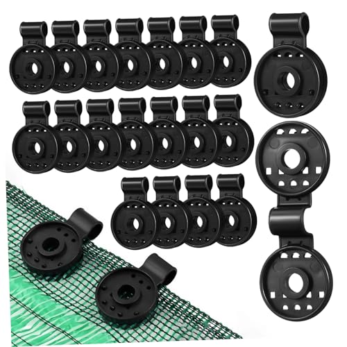 Sosoport Clip per Rete Ombreggiante da 50 Pezzi Ganci Fermagli per Ombreggianti Fissaggio Immediato Resistente Agli Agenti Atmosferici Adatti a Reti Teloni Tende da Sole