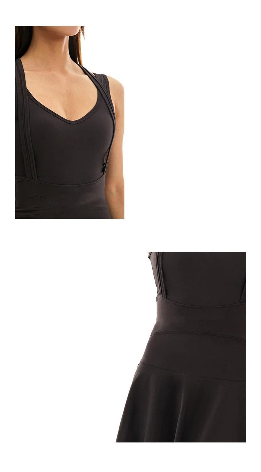 Vestido Padel Mujer Vestido de Tenis for Mujer, Trajes Deportivos sin Mangas for Entrenamiento, Correr, Fitness, Faldas Cortas, chándales Golf y bádminton, Acolchadas for Yoga(White,M)