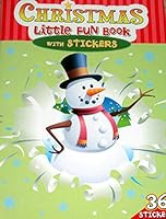 Christmas Little Fun Book with Stickers 1403786038 Book Cover