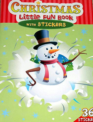 Christmas Little Fun Book with Stickers 1403786038 Book Cover