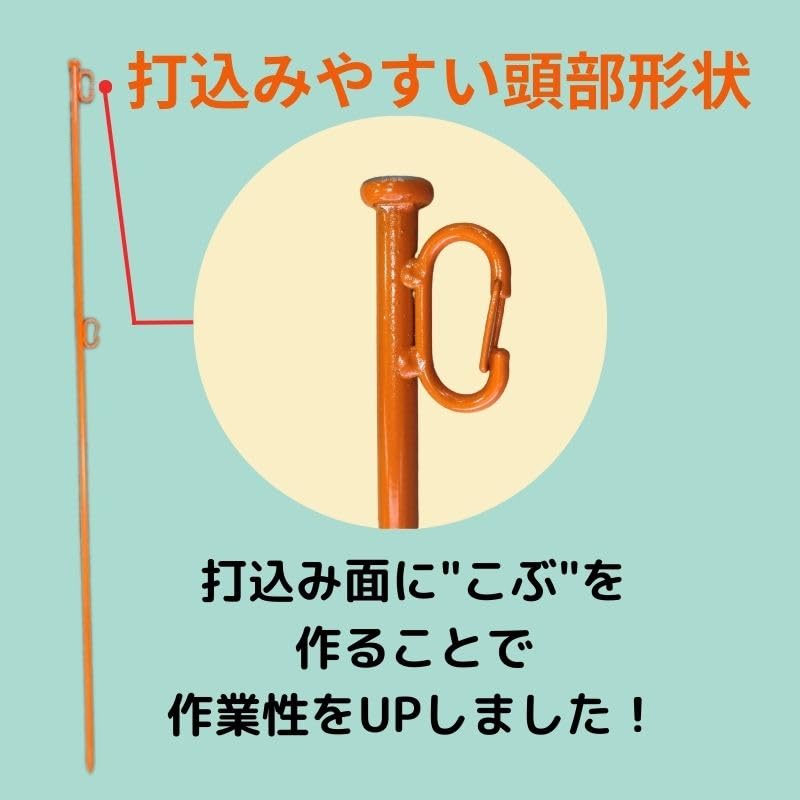 Amazon | 頭付きロープスティック ダブル φ14.5 X 1500 5本入