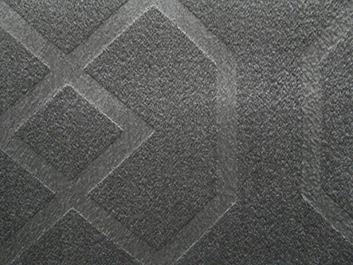 Elbersdrucke Finished Decoration, Polyester, Anthracite, Silver, 255 x 140 cm, W 55.1" x L 100.4" (1 Panels) - Image 4