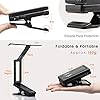 CAHAYA Lampada LED per Leggio Clip-On Ricaricabile Luce per Leggio Musicale con Pinza 10 LED Luminoso Luce Pieghevole Senza Filo Portabile 2 Modalità Dura 6 Ore Modello CY0240
