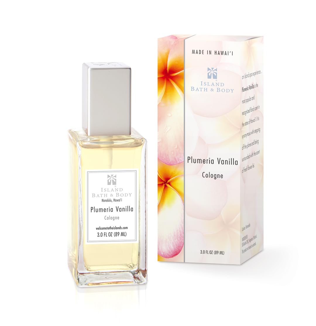 Plumeria Vanilla Cologne 3oz