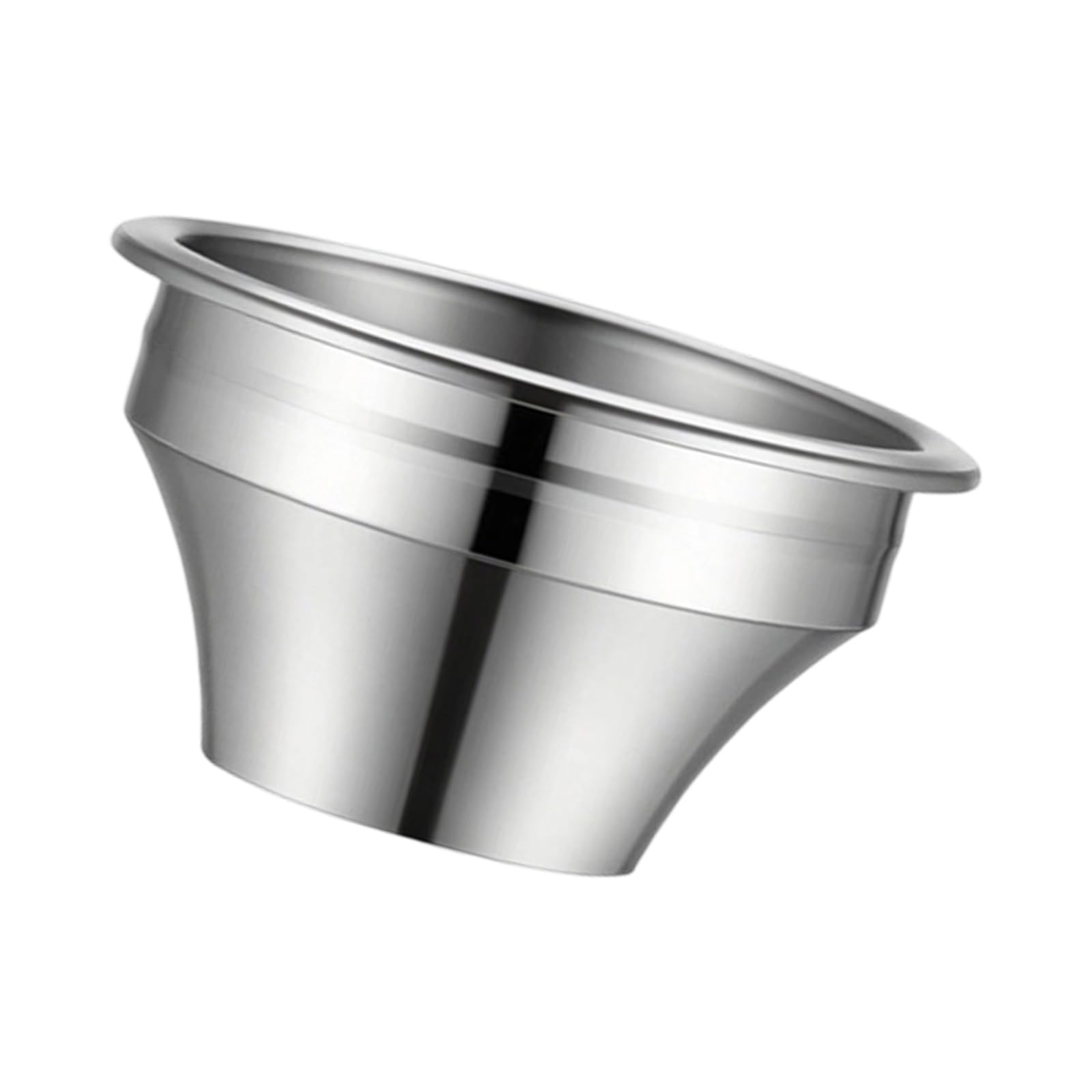 Limtula Espresso Filter Basket Stainless Steel Coffee Ground Strainer Coffee Powder Cup Espresso Powder Bowl for Home Use Coffeeshop Portafilter