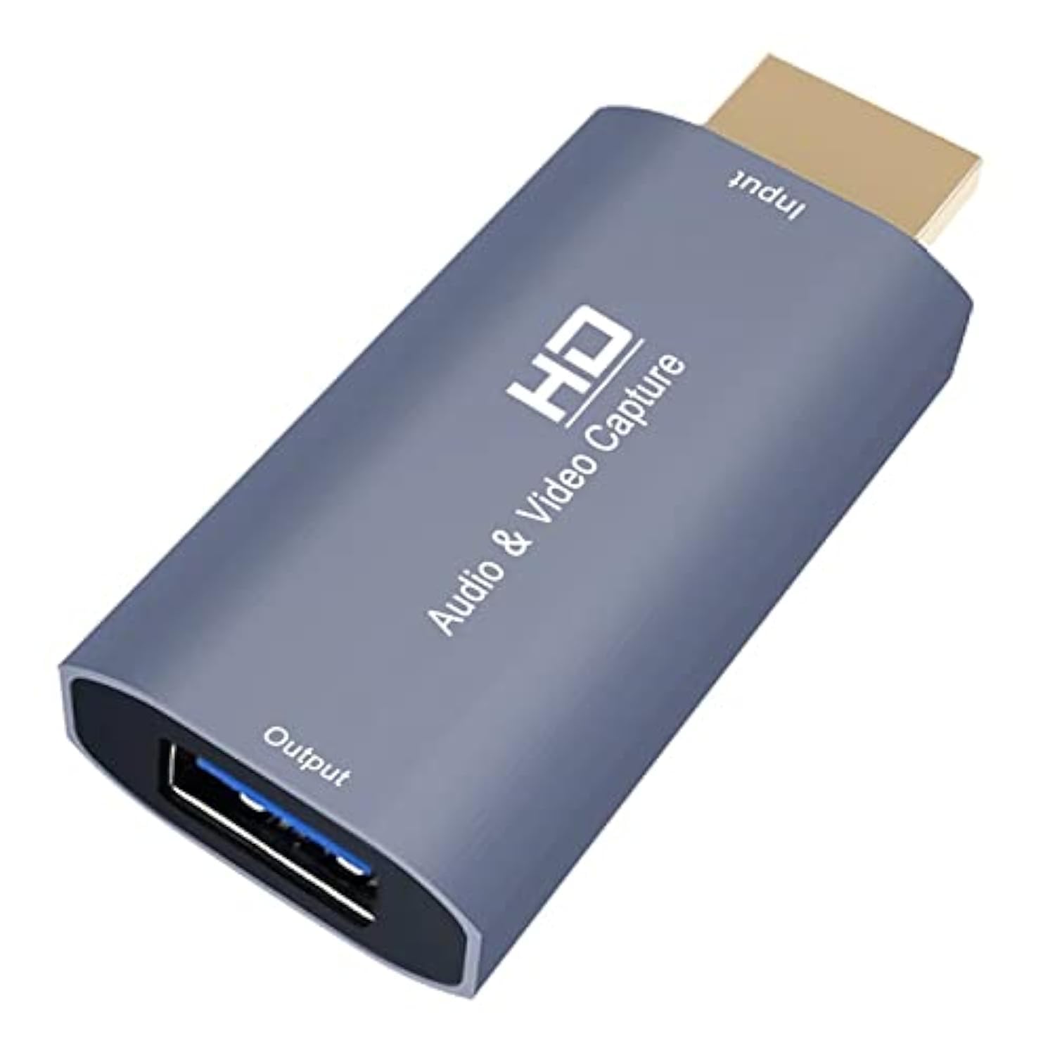 Microware 4K Video Capture Card for HDMI-Compatible Male to USB Female Adapter 1080P Live Video Strea-ming Game Recorder (Z51 Video Capture Card)