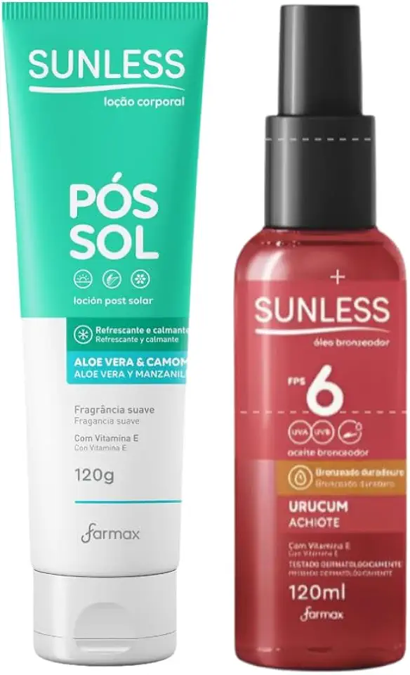 Kit Pós Sol + Bronzeador Urucum Sunless