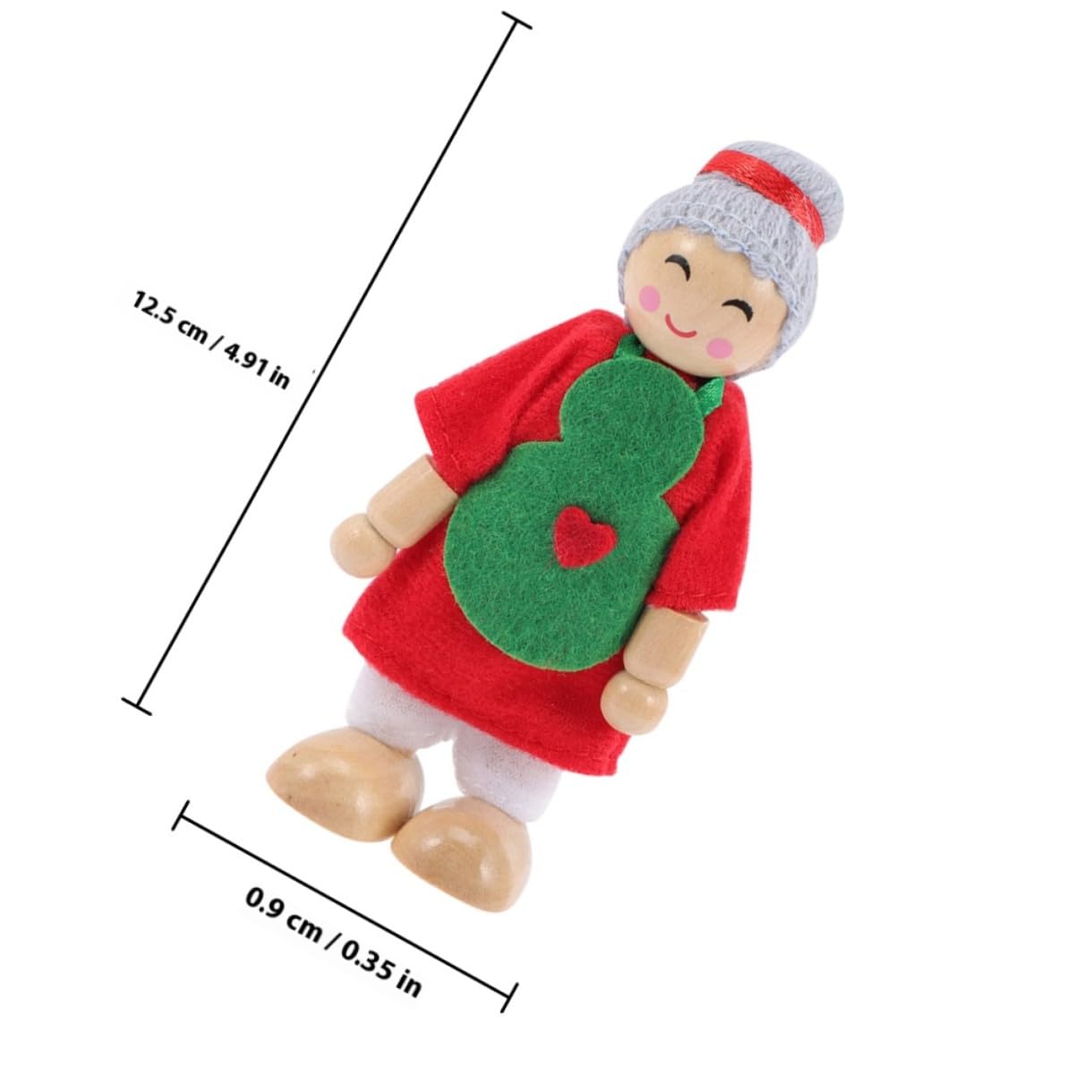 GALPADA 9 Piezas Marionetas de Mano Familia Mini Muñecos Juguetes Creativos para Desarrollo de Habilidades Comunicación y Imaginativo Navidad