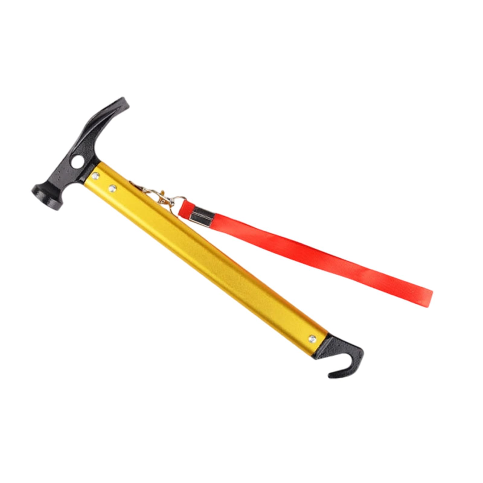 Camping Hammer for Tent Stake Camping Nail Hammer Backpacking Mallet Multifunction Hammer with Cord for Tent Strap Stake Mallet