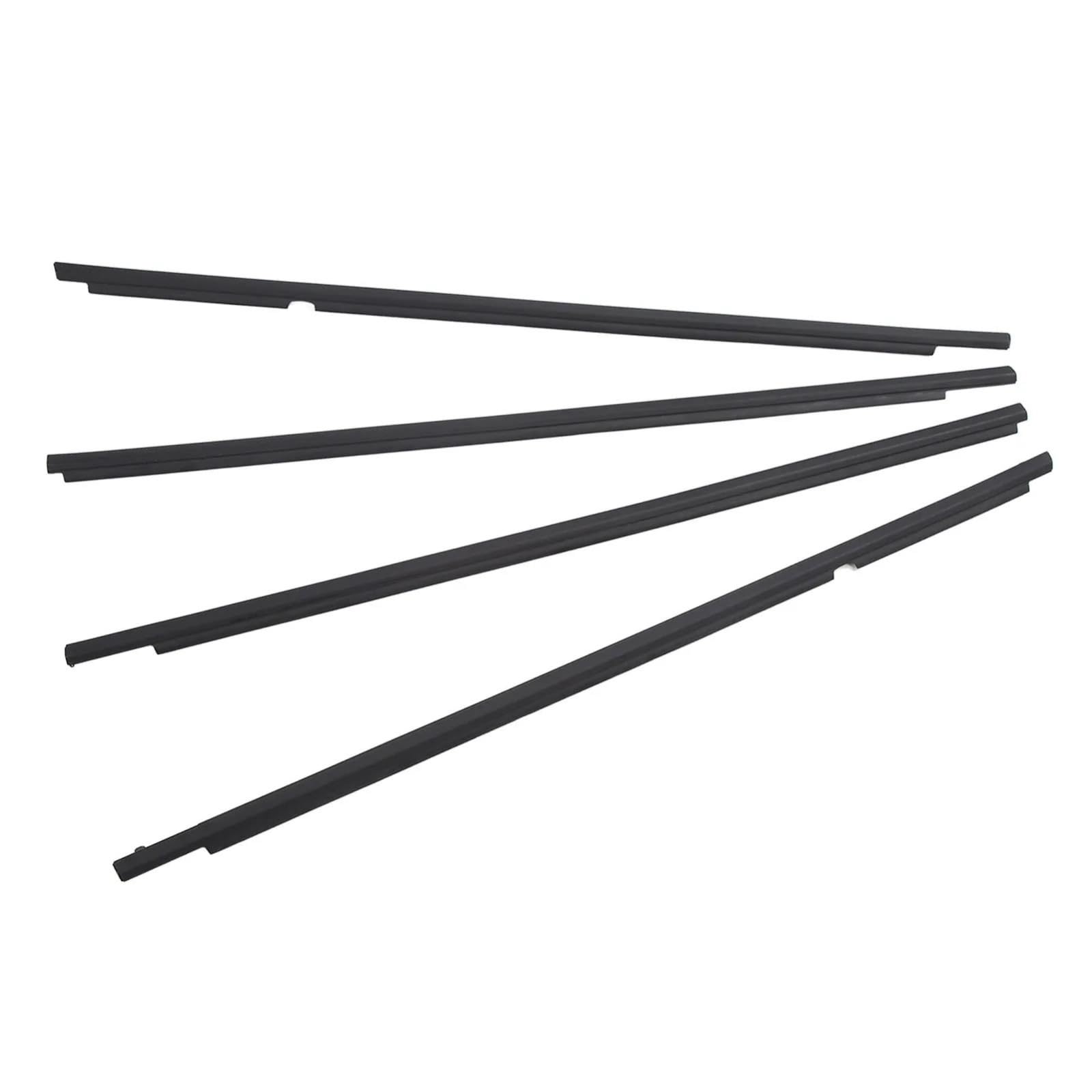 Zcpopknhnz One Color 7573012300 For Toyota For Corolla 2009-2012 4Pcs Car Door Window Weatherstrip Seal Outside Molding Belt