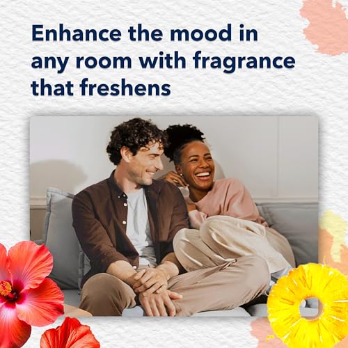 Image of Glade PlugIns Refills Air Freshener, Scented and Essential Oils for Home and Bathroom, Hawaiian Breeze, 3.35 Fl Oz, 5 Count