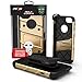 Zizo Bolt Series Compatible with iPhone 8 Case Military Grade Drop Tested with Tempered Glass Screen Protector Holster iPhone 7 case Gold Black